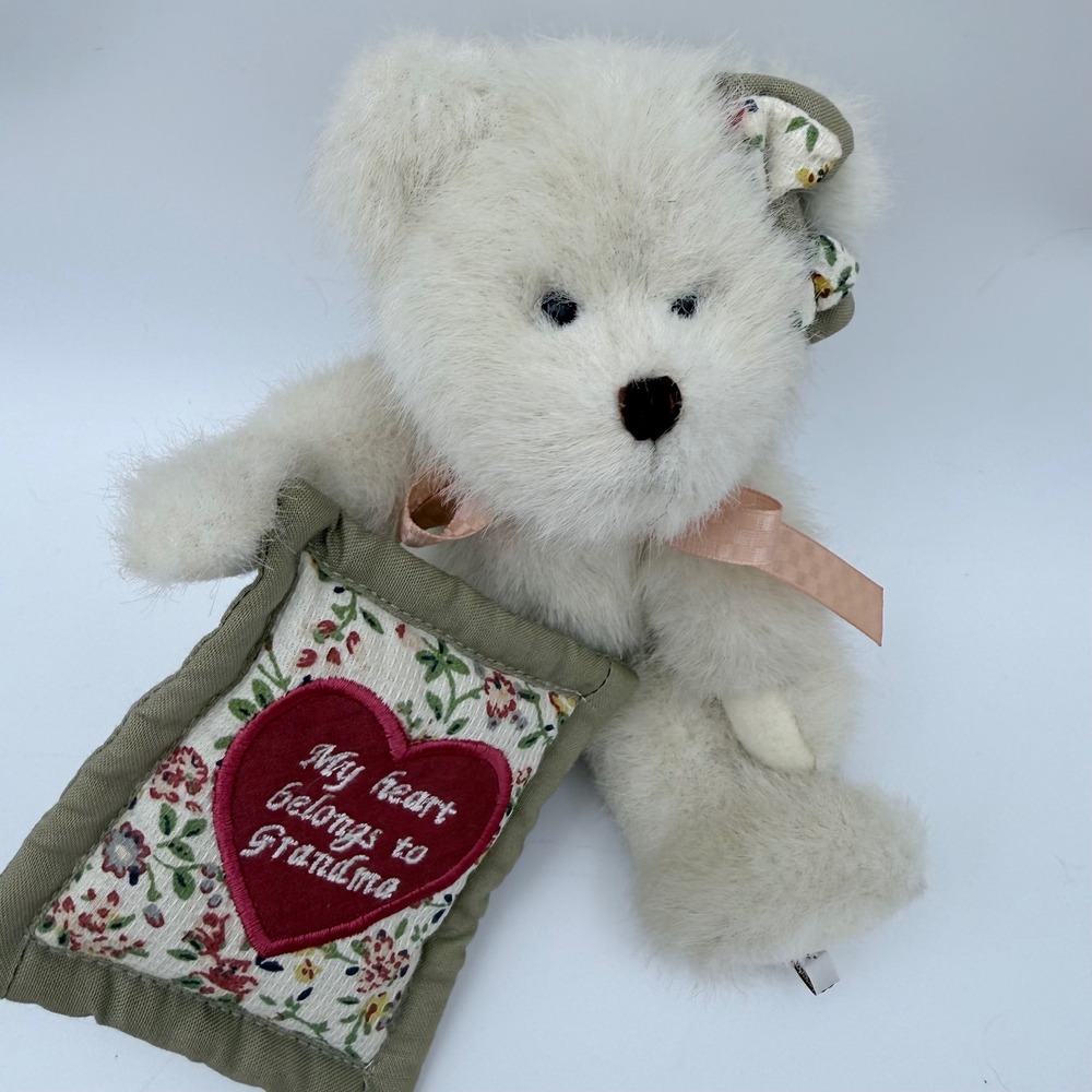 Boyds Bears Grandma‎ Plush Teddy My Heart Belongs To Grandma Gift